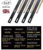 SLP Spider King 10mm 11.5mm Snooker Pool جديلة 3/4 سبليت جديلة مع نحت العنكبوت اليدوية السنوكر جديلة