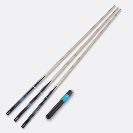 SLP Snooker Cue 3/4 يد مفصلية مصنوعة يدويًا باللون الفيروزي مع موسع وحقيبة جلدية